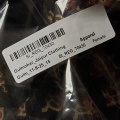 Gulmohar Jaipur Cotton Calf Length Printed Sleeveless Collard Straight Kurta Suit Set