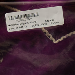 Gulmohar Jaipur Rayon Calf Length Printed Sleeveless V-Neck Straight Kurta Suit Set