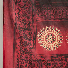 Gulmohar Jaipur Rayon Calf Length Solid Sleeveless V-Neck Straight Kurta Suit Set