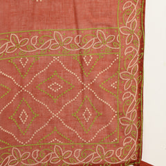 Gulmohar Jaipur Cotton Calf Length Printed Sleeveless Round Neck Straight Kurta Suit Set