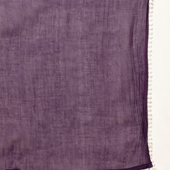 Cotton Calf Length Solid 3/4 Sleeves V-Neck Flared Kurta Suit Set