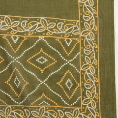 Gulmohar Jaipur Cotton Calf Length Printed Sleeveless Round Neck Straight Kurta Suit Set