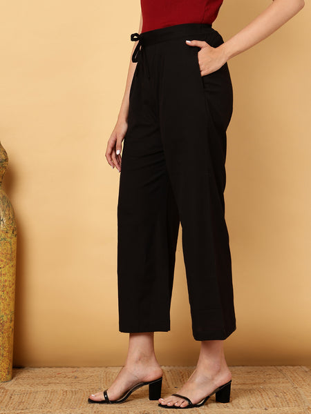 Cotton Flex  Ankle Length Length Solid Regular N/A Bottom