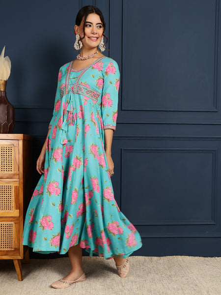 Women Viscose Rayon Kurta Palazzo Dupatta Set