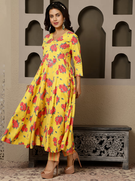 Women Floral Print Fit & Flare Dress