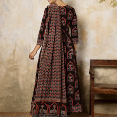 Women Printed Flared Kurta Set