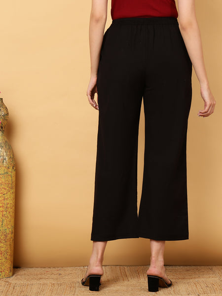 Cotton Flex  Ankle Length Length Solid Regular N/A Bottom