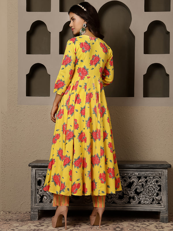 Women Floral Print Fit & Flare Dress