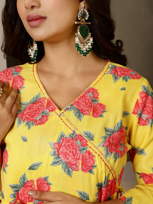 Women Floral Print Fit & Flare Dress
