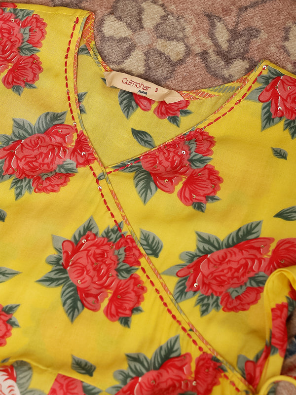 Women Floral Print Fit & Flare Dress