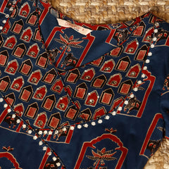 Women Printed Flared Kurta Set