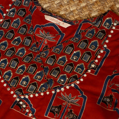 Women Printed Flared Kurta Set