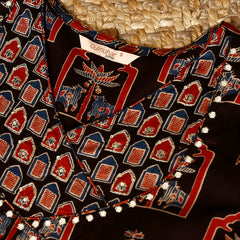 Women Printed Flared Kurta Set