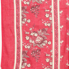 Gulmohar Jaipur Cotton Calf Length Printed 3/4 Sleeve V-Neck Flared Kurta Suit Set