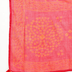 Gulmohar Jaipur Cotton Calf Length Printed 3/4 Sleeve V-Neck Straight Kurta Suit Set
