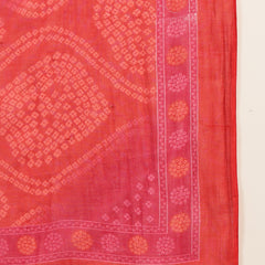 Gulmohar Jaipur Cotton Calf Length Printed 3/4 Sleeves V-Neck Flared Kurta Suit Set