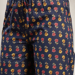 Cotton Calf Length Printed Sleeveless Round Neck Flared Kurta Suit Set