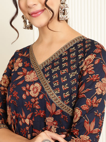 Women Floral Fit and Flare Dress