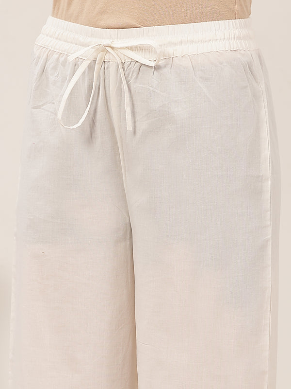 Malmal Calf Length Printed Full Sleeve Key Hole Neck Flared Kurta Suit Set