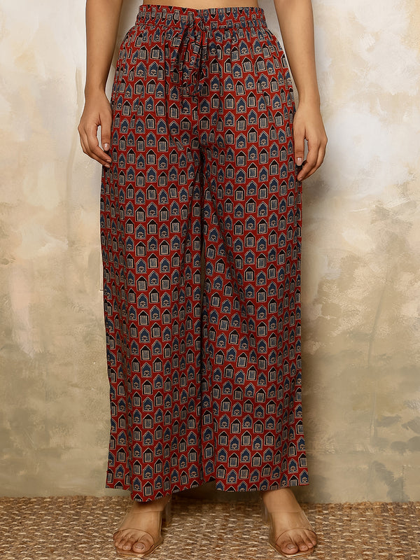 Women Printed Flared Kurta Set