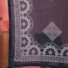 Rayon Calf Length Printed 3/4 Sleeves Round Neck Semi-Flared Kurta Suit Set