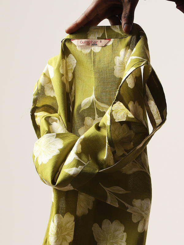 Cotton Hip Length Printed Sleeveless Square Neck Straight Top