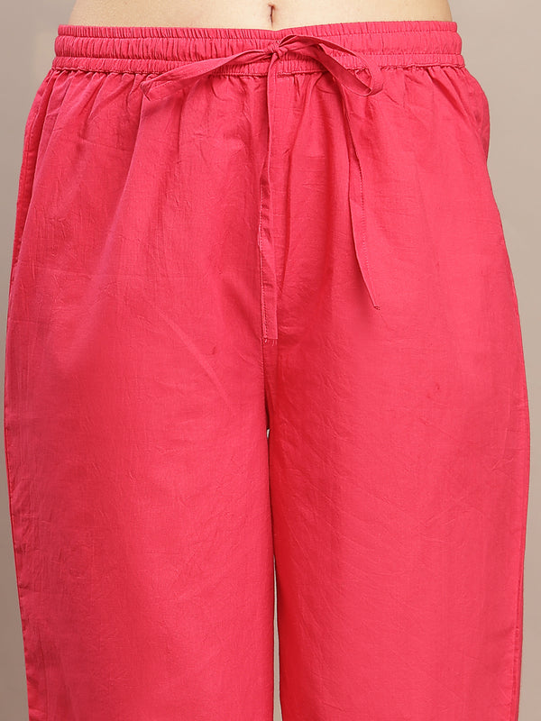 Gulmohar Jaipur Rayon Calf Length Solid Sleeveless Strappy Straight Kurta Suit Set