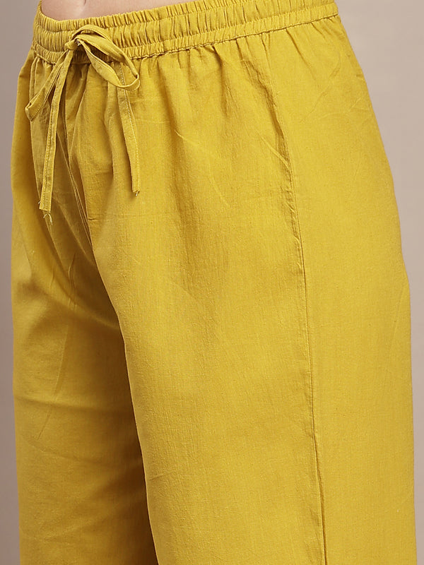 Gulmohar Jaipur Rayon Calf Length Solid Sleeveless Strappy Straight Kurta Suit Set