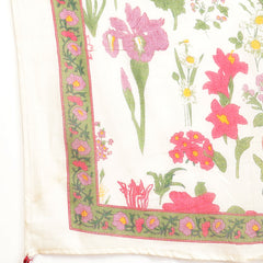 Gulmohar Jaipur Cotton Calf Length Printed 3/4 Sleeve Key Hole Neck Anarkali Kurta Suit Set